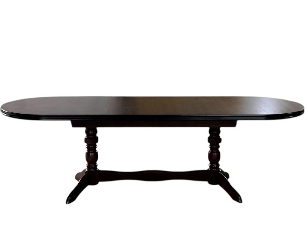 Обеденный стол раскладной овальный Скиф СТ-14 180х90/220х90/260х90 см Орех (26577888) - фото 3 Обеденный стол раскладной овальный Скиф СТ-14 180х90/220х90/260х90 см Орех (26577888) - фото 3