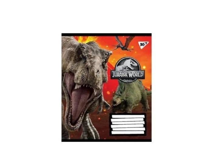 Зошит учнівський YES Jurassic World Genetic failure 765398 А5/36 лінійка (4823092264800)