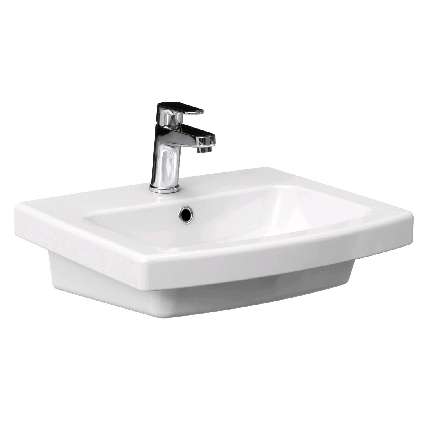 Умывальник подвесной Cersanit EASY K102-012 CCWF1006131597 500x430x135 мм Белый (92691)