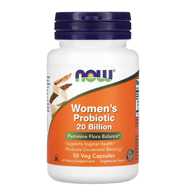 Пробіотик для жінок NOW Women's Probiotic 20 Billion 50 veg caps (18298-01)