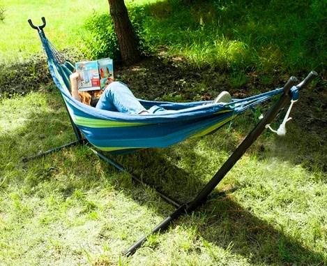 Гамак двухместный стальной каркас со стойкой до 200 кг Разноцветный - фото 13 Гамак двухместный стальной каркас со стойкой до 200 кг Разноцветный - фото 13