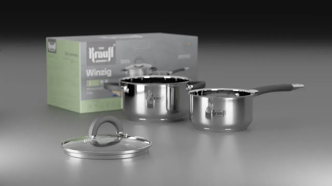 Набор посуды Krauff Winzig 1,2/0, 7 л с емкостями для масла и уксуса Olivenol (28475) - фото 2 Набор посуды Krauff Winzig 1,2/0, 7 л с емкостями для масла и уксуса Olivenol (28475) - фото 2