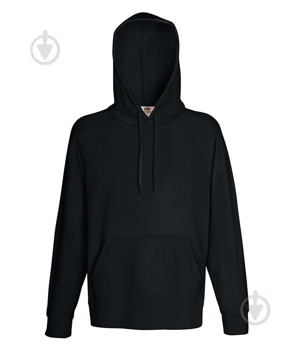Худи Fruit of the Loom Lightweight hooded sweat M Черный (062140036M)