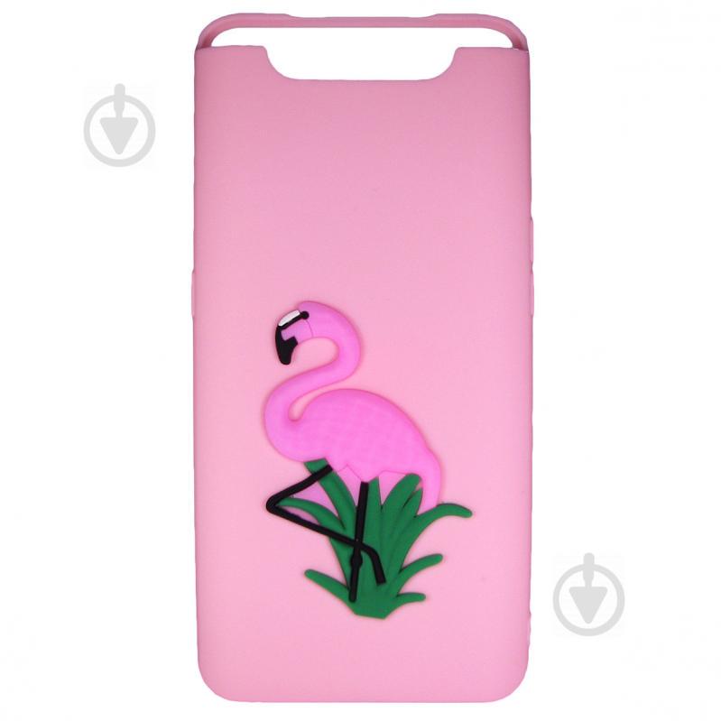 Чохол Cartoon Case 3D для Samsung A805 Galaxy A80 Фламінго (arbc6038)