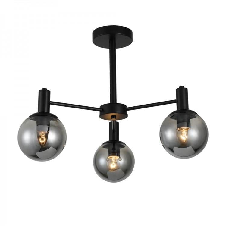 Люстра потолочная накладная ARDERO BL1530/1 NEAPOL под лампу Черный (27712610)