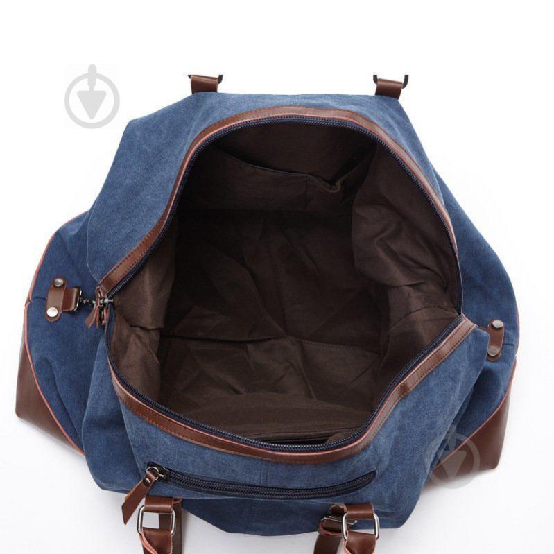 Дорожня сумка текстильна велика Vintage 20083 Синя (20083) - фото 6