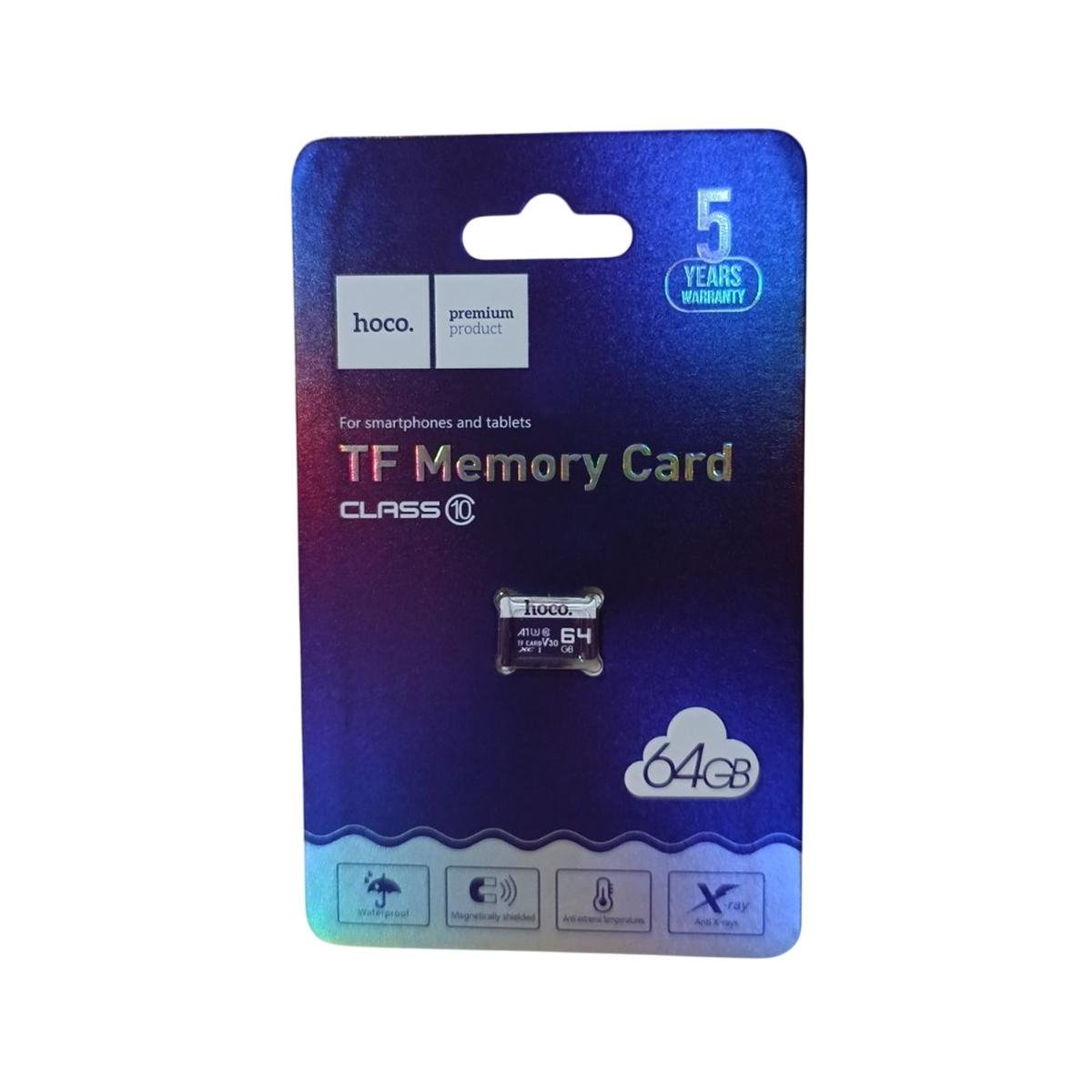 Карта пам'яті Hoco High speed TF MicroSD для смартфонів та планшетів 64 Гб Клас 10 10-95 Мб/c Blue (180615) - фото 3 Карта пам'яті Hoco High speed TF MicroSD для смартфонів та планшетів 64 Гб Клас 10 10-95 Мб/c Blue (180615) - фото 3