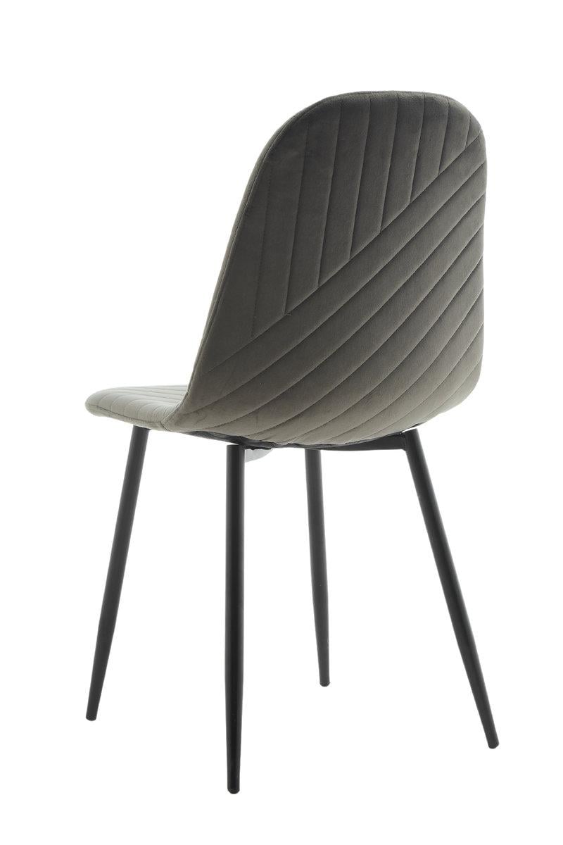 Кухонний стілець Мікс Меблі ЯРІС велюр Графіт (27897721) - фото 6 Кухонний стілець Мікс Меблі ЯРІС велюр Графіт (27897721) - фото 6