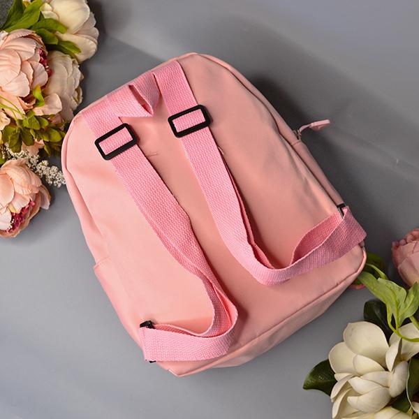 Детский рюкзак с плюшевым мишкой Розовый - фото 3 Детский рюкзак с плюшевым мишкой Розовый - фото 3