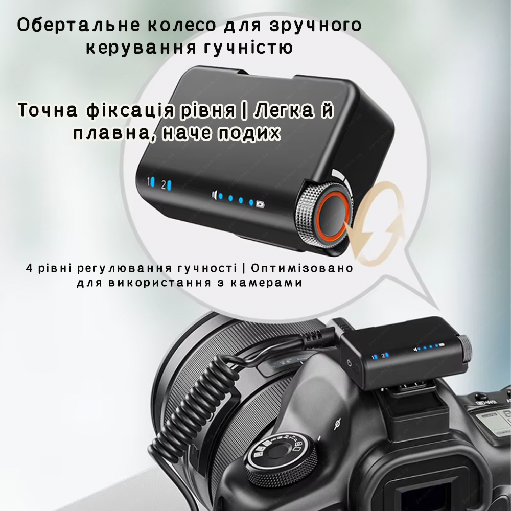 Микрофон беспроводной петличный Savetek M15 mini с шумопоглощением AI для телефона Type-C/Lightning и камеры (114640496) - фото 5