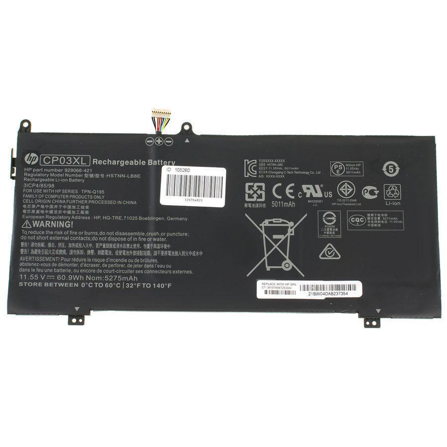Аккумулятор для ноутбука HP Spectre X360 13-AE 5275 mAh 11,55V (119942)
