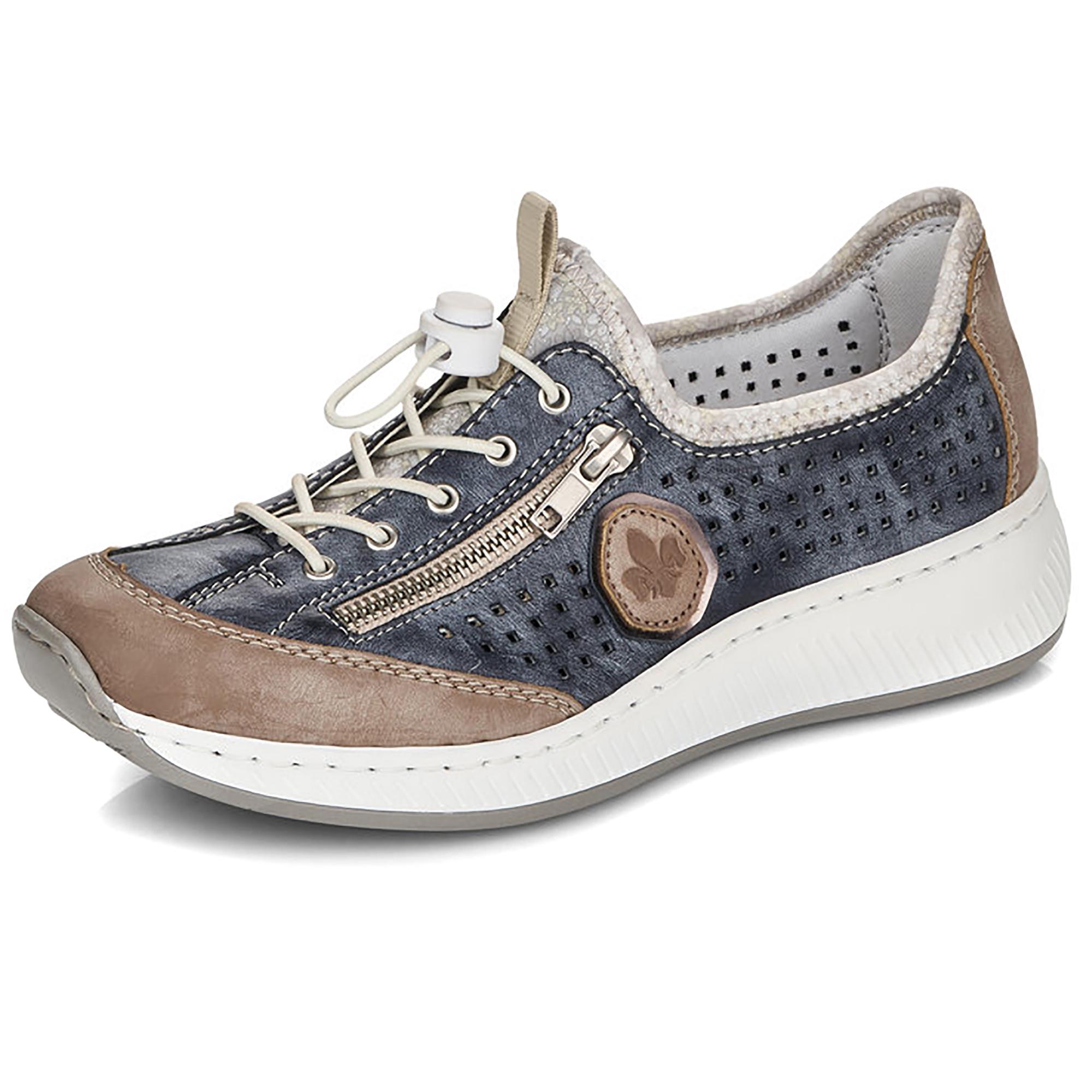 Кроссовки весенние женские Rieker р. 41 Синий/коричневый (089334-41) - фото 3 Кроссовки весенние женские Rieker р. 41 Синий/коричневый (089334-41) - фото 3