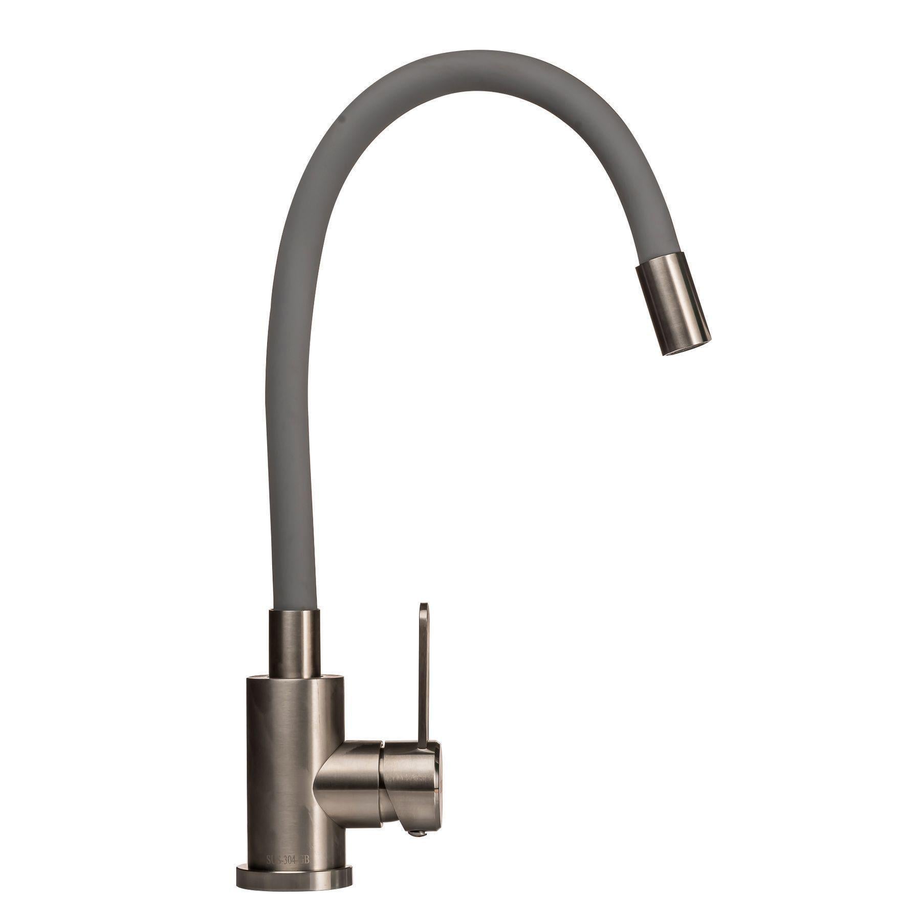 Кран на кухню Globus Lux Никель/Сатин (17535)
