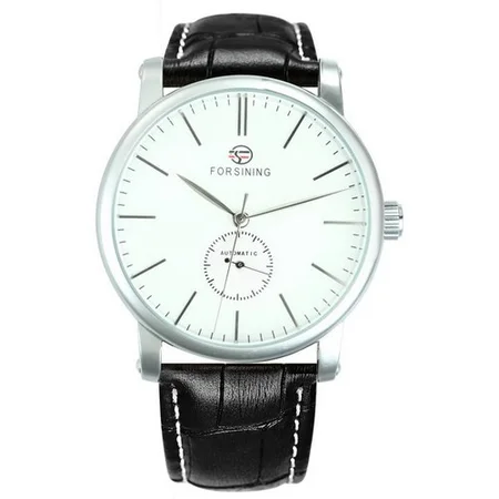 Наручний годинник Forsining 8214 Silver/White/Black Наручний годинник Forsining 8214 Silver/White/Black