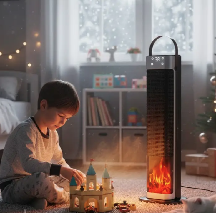 Тепловентилятор вертикальный HQ30-300BS 1500 Вт (234588708) - фото 5 Тепловентилятор вертикальный HQ30-300BS 1500 Вт (234588708) - фото 5