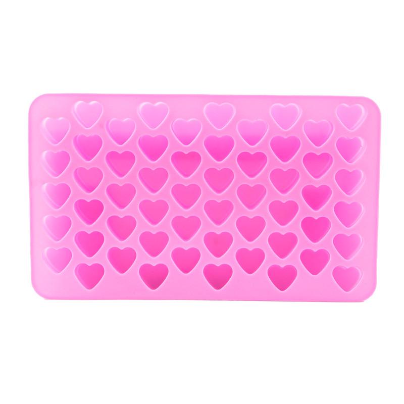 Форма для льда силиконовая CUMENSS Сердце Pink (28525195)