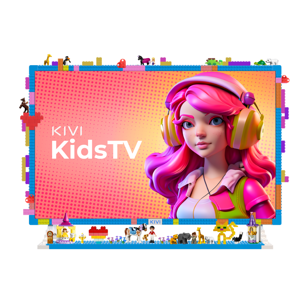 Телевізор Kivi Kids TV FHD/Smart TV/Bluetooth/WI-Fi 32" Синій (bcae0288) - фото 2