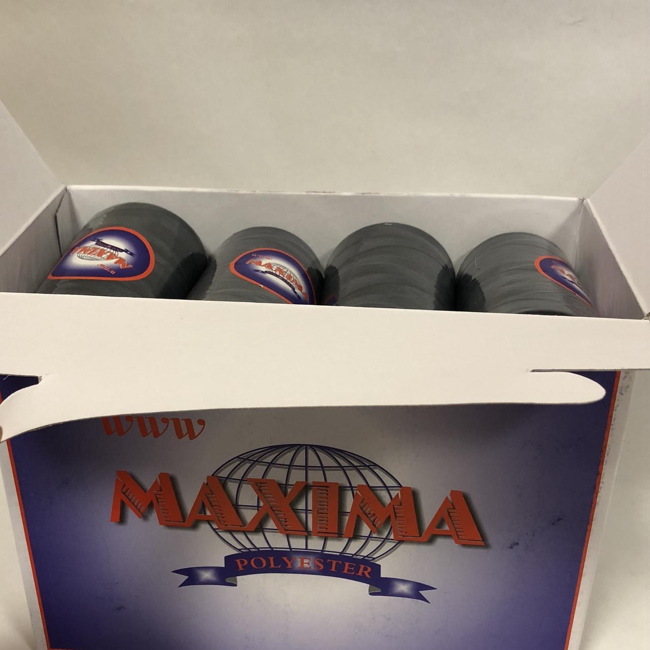 Нитки швейні Maxima 40/2 Темно-сірий (096) - фото 4 Нитки швейні Maxima 40/2 Темно-сірий (096) - фото 4