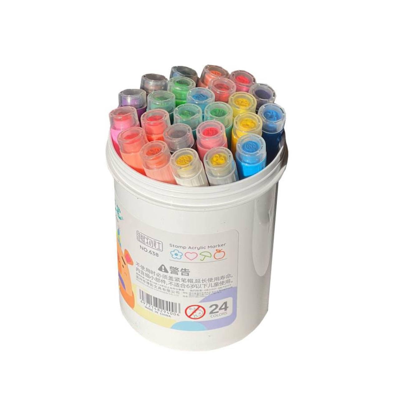 Маркеры акриловые с печатью 24 шт. (88d798b6) - фото 2 Маркеры акриловые с печатью 24 шт. (88d798b6) - фото 2