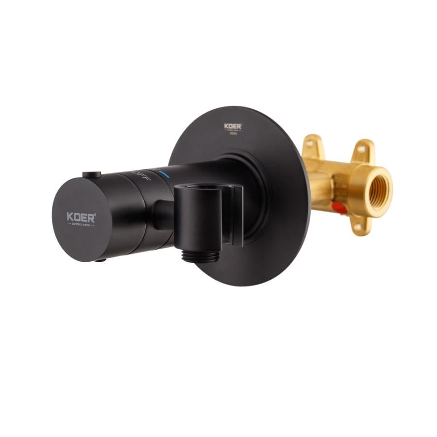 Смеситель для гигиенического душа термостатический KOER KB-24029-05 Black (KR5494) Смеситель для гигиенического душа термостатический KOER KB-24029-05 Black (KR5494)