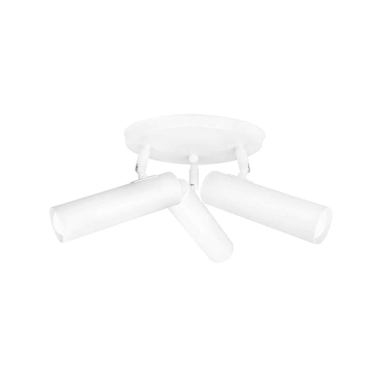 Світильник стельовий MSK Electric на три плафона під лампи Е27 Білий (NL 1750-3R W) Світильник стельовий MSK Electric на три плафона під лампи Е27 Білий (NL 1750-3R W)