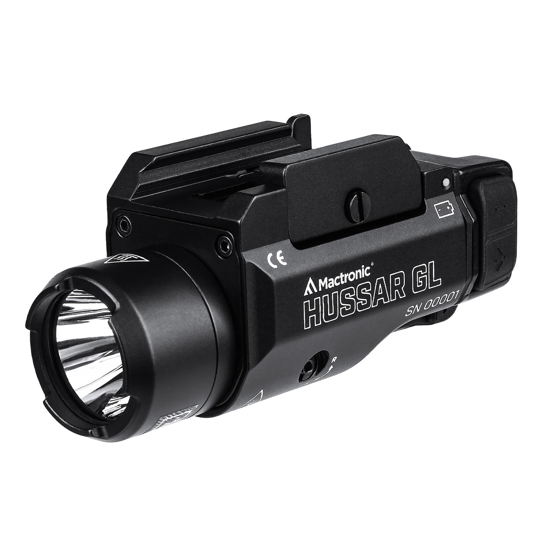 Фонарь тактический Mactronic Hussar GL 900 Lm Gun Mount (THG0011)