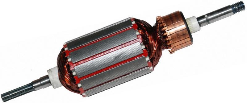Якорь триммера электрический ЗТС-1400ZH/Powertec/Темп 1500 (як738)