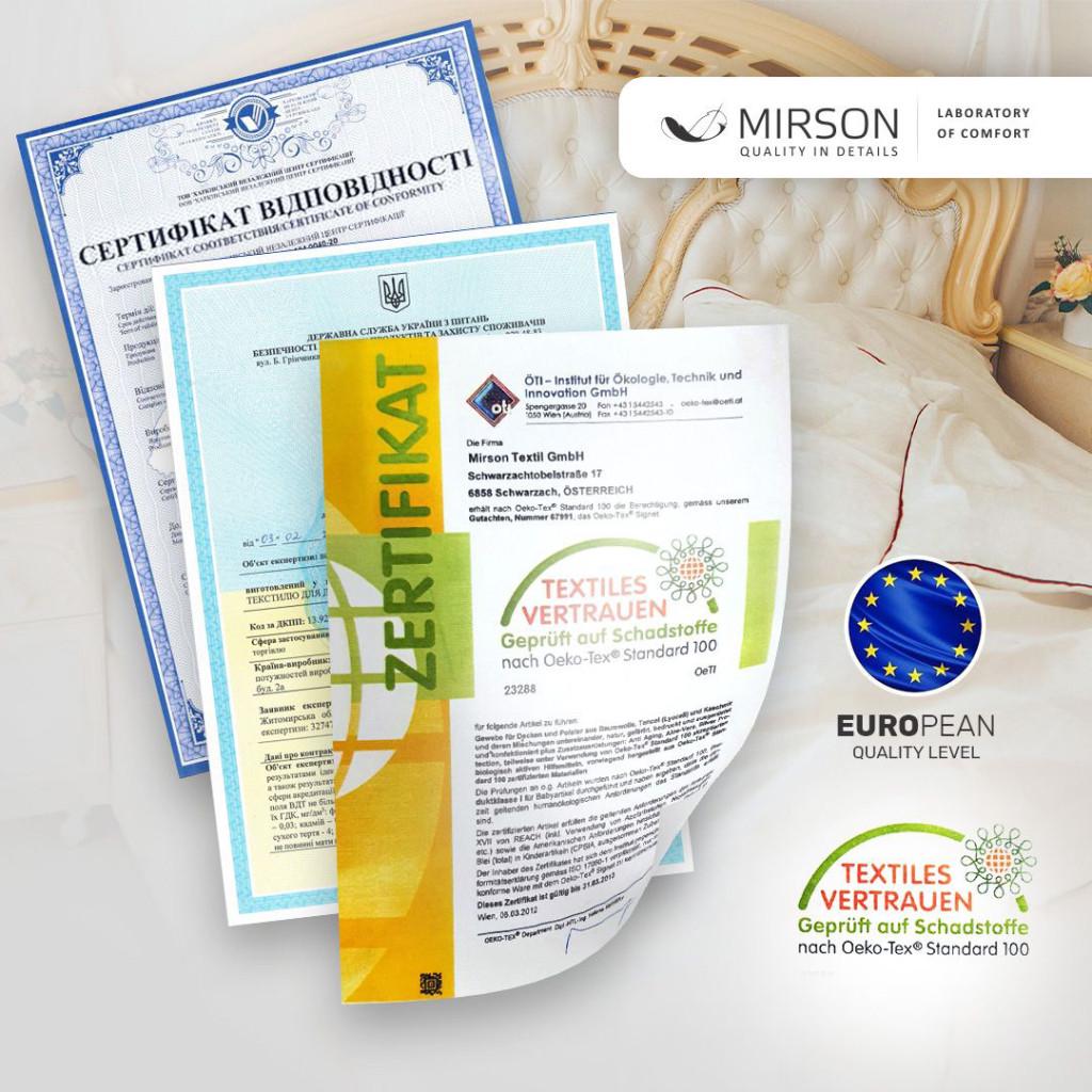 Комплект постельного белья MirSon 22-1269-1 Luminous Сатин 175х210 см (2200004108520) - фото 3