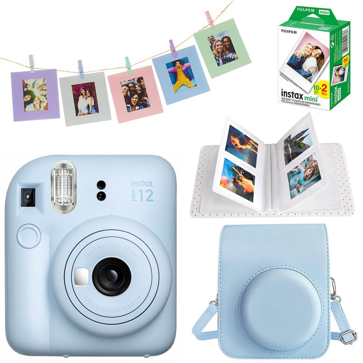 Подарочный набор Fujifilm Instax Mini 12 фотобумага 20 шт./чехол/фотоальбом 64 фото/рамка