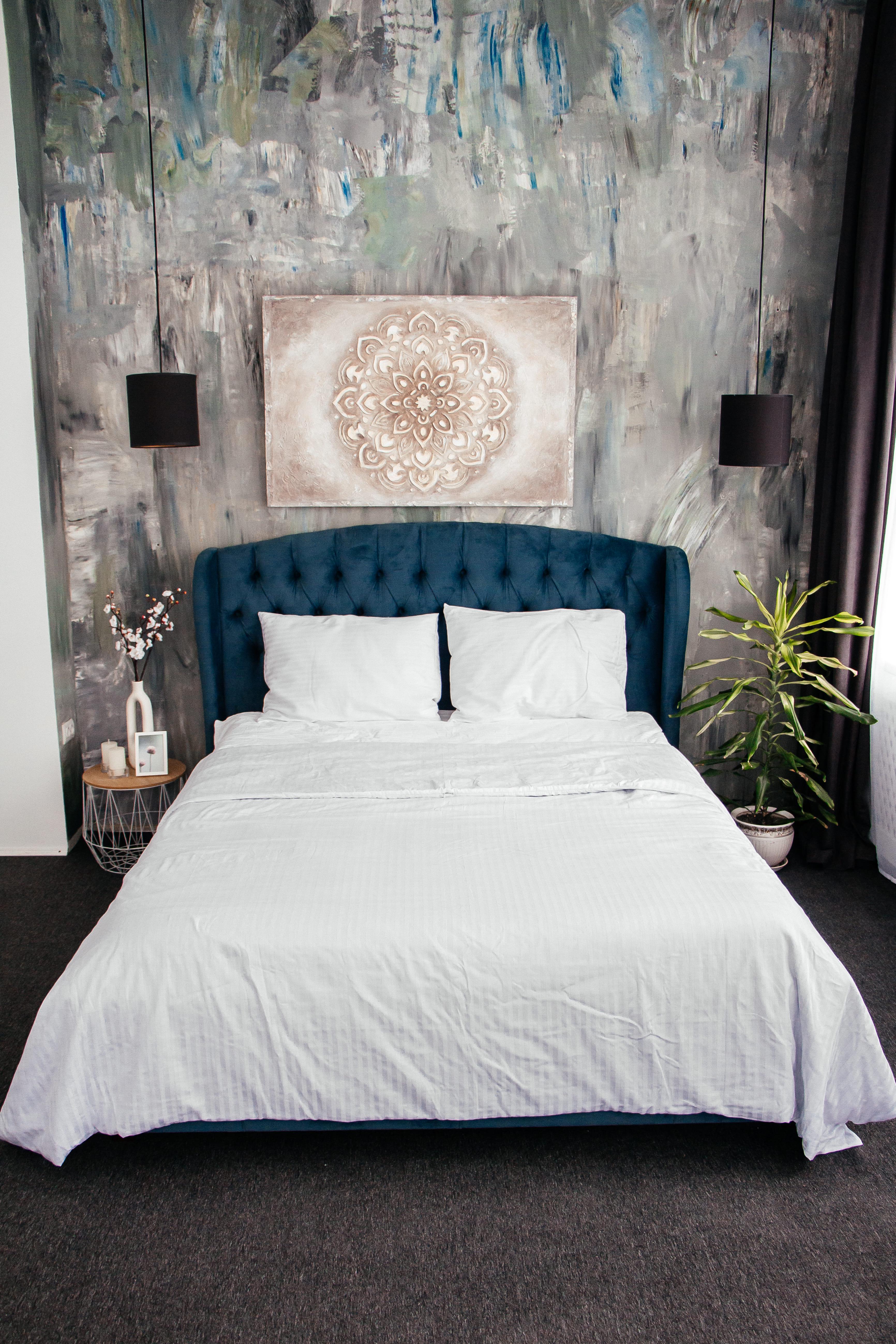 Комплект постельного белья двуспальный сатин Белый (9674705)