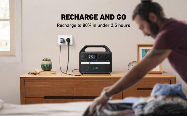 Зарядна станція ANKER 535 Power House 512 Wh AC 500 W (6837226) - фото 11