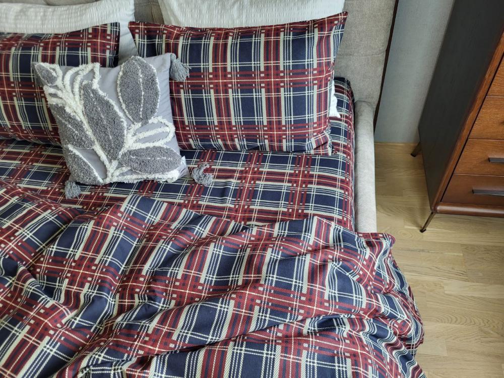 Комплект постельного белья Плазма фланель семейный/наволочки 50х70/70x70 см (8867) - фото 3