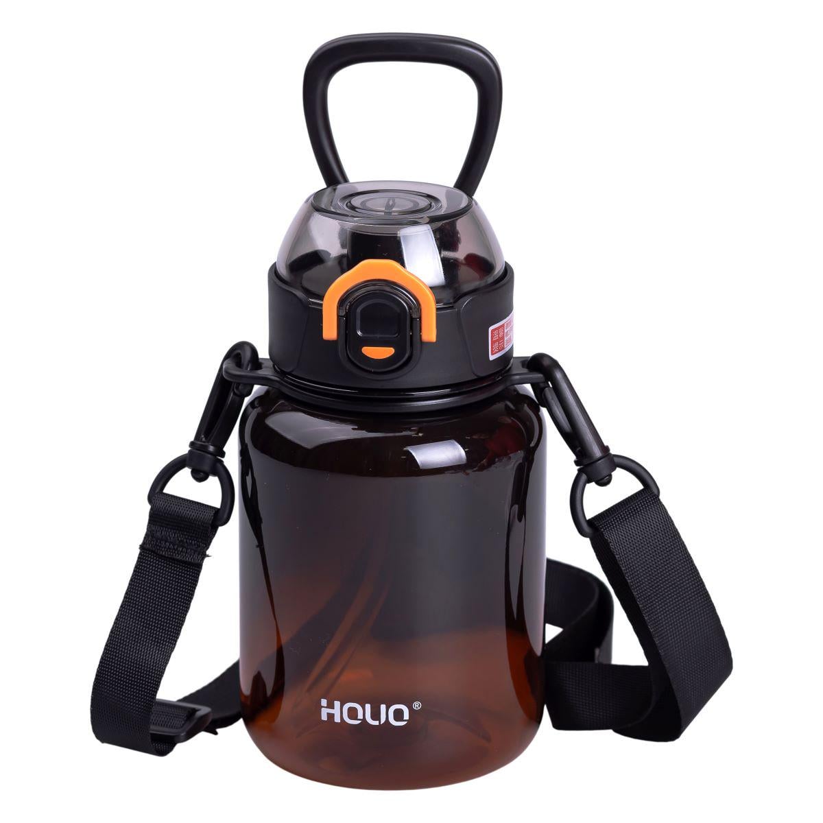 Бутылка для воды Light House HOLIO LG-30191 BK с мундштуком ремешком и ручкой 700 мл Черный Бутылка для воды Light House HOLIO LG-30191 BK с мундштуком ремешком и ручкой 700 мл Черный