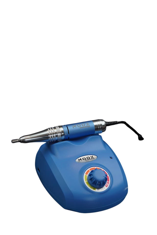 Фрезер профессиональный Мокс X105 на 65 Вт 45000 об/мин для маникюра и педикюра Sky blue