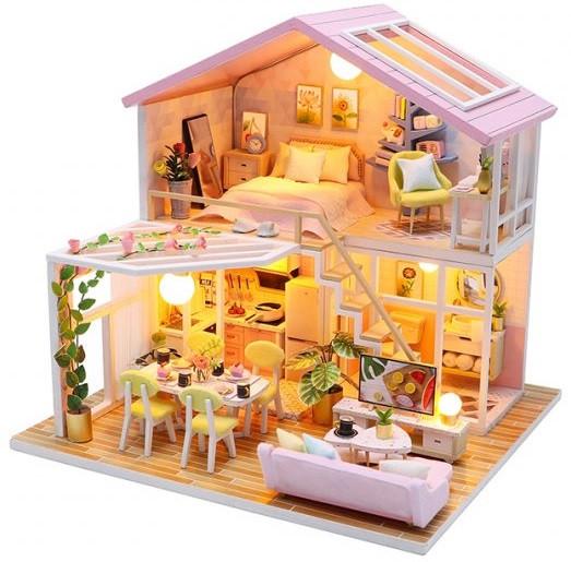 3D конструктор інтер'єрний DIY mini house MD 2505 М2001 (017649)