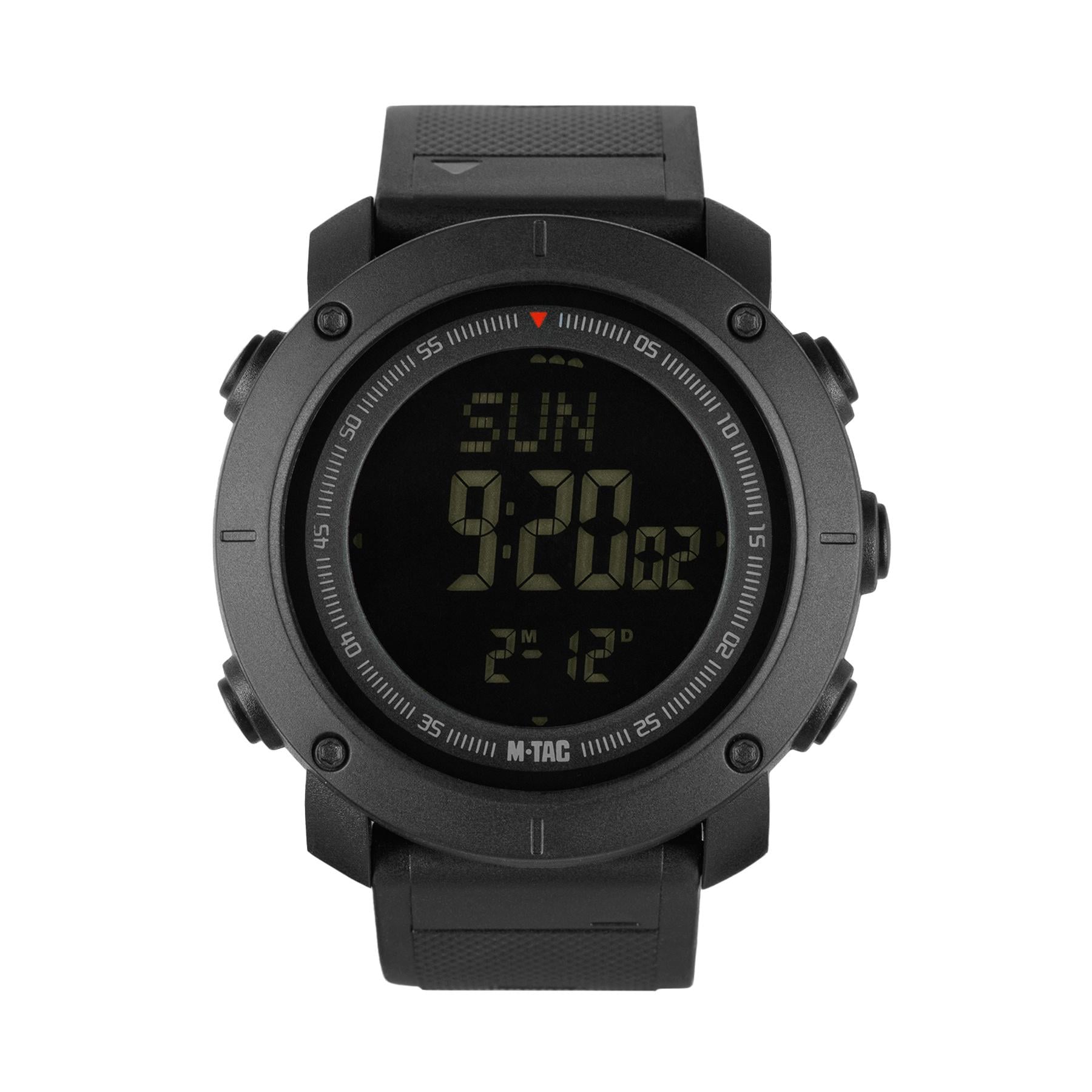 Наручний годинник тактичний M-Tac з компасом 2095 Black