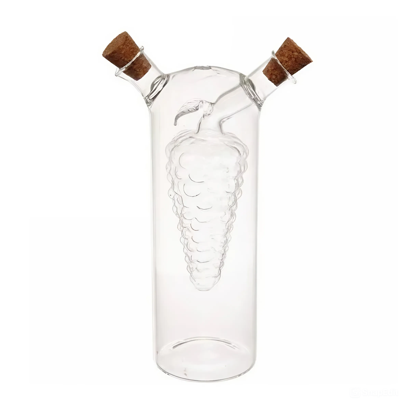 Пляшка для олії та оцту подвійна Vine скляна 80/300 мл (HP-34-14)