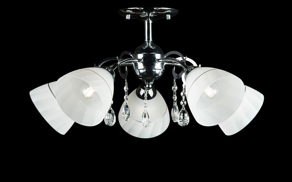 Люстра з плафонами Ray L80087/5 CR (IR006384)