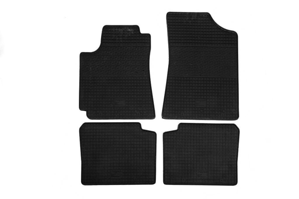 Резиновые коврики Polytep для Geely Emgrand EC7 резина Черный