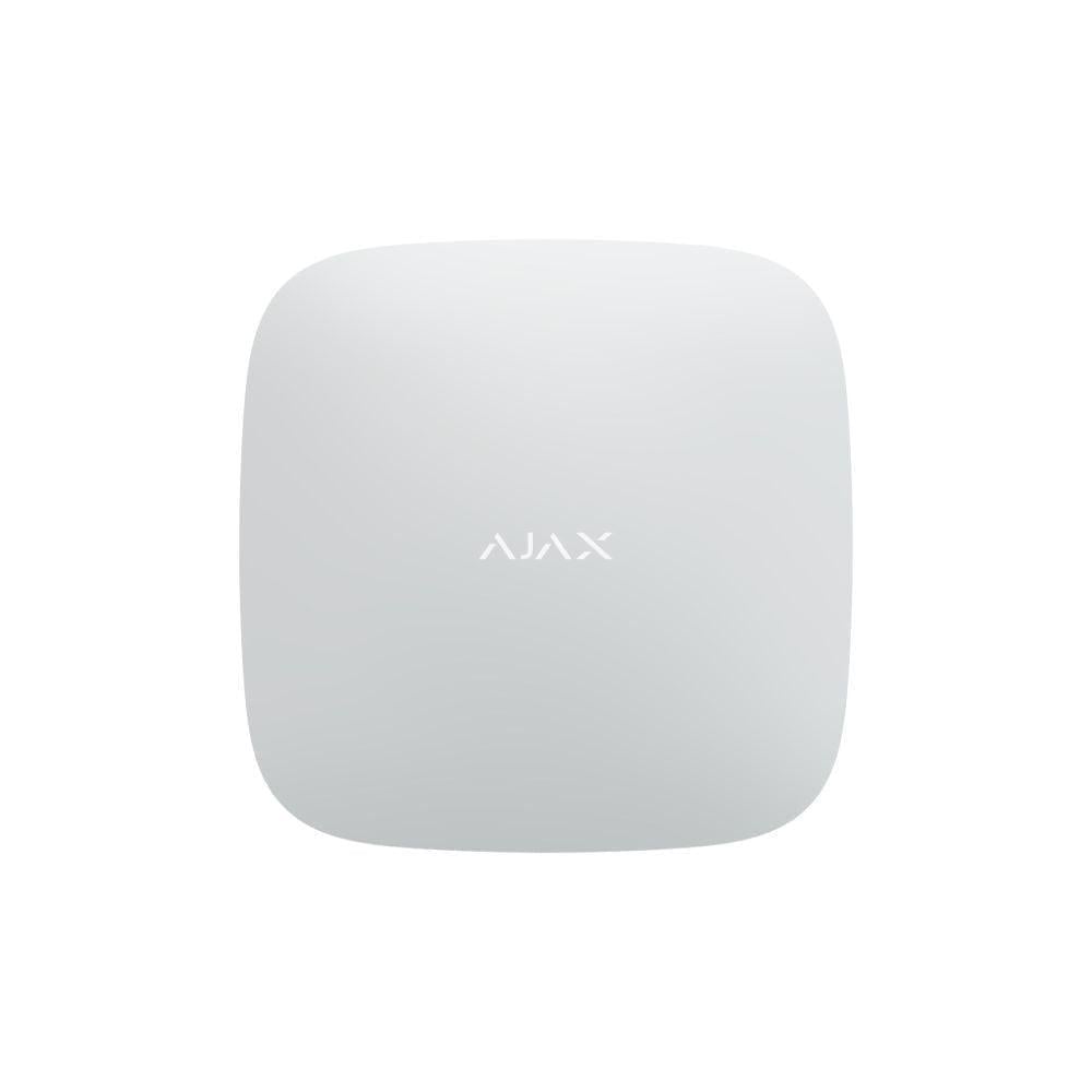 Интеллектуальная централь Ajax Hub 2 Plus с WiFi 2G/3G/4G поддержкой датчиков с фотоверификацией Белый (26-00035)