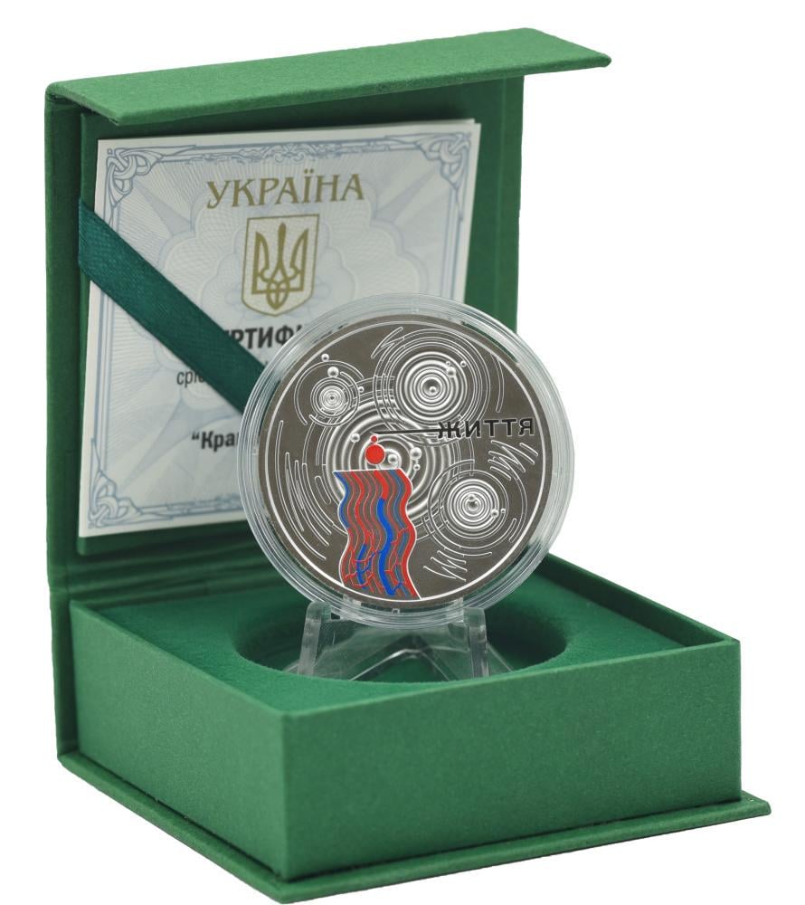 Коллекционная монета Украина 10 гривен 2024 серебро UNC Капля жизни (М20086)