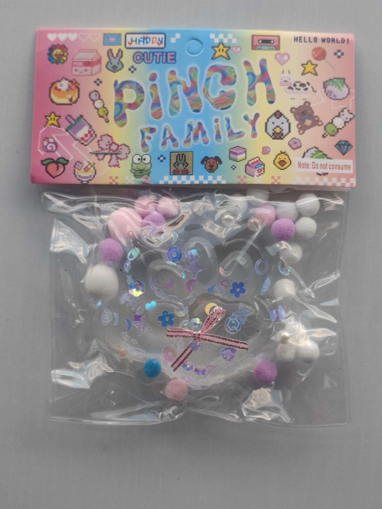 Іграшка антистрес сквіш котяча лапка 7х7 см Прозорий (2799P)