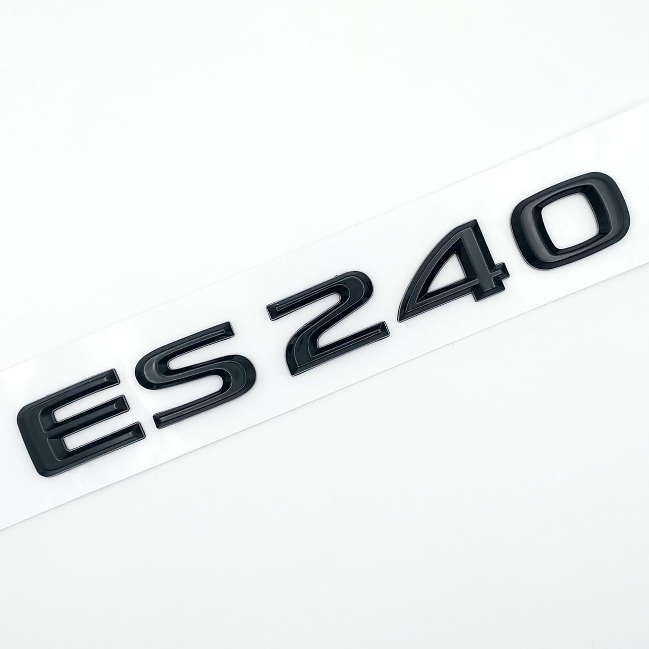 Емблема напис ES240 Lexus ABS 16,5х2 см Чорний глянцевий (2702846248)