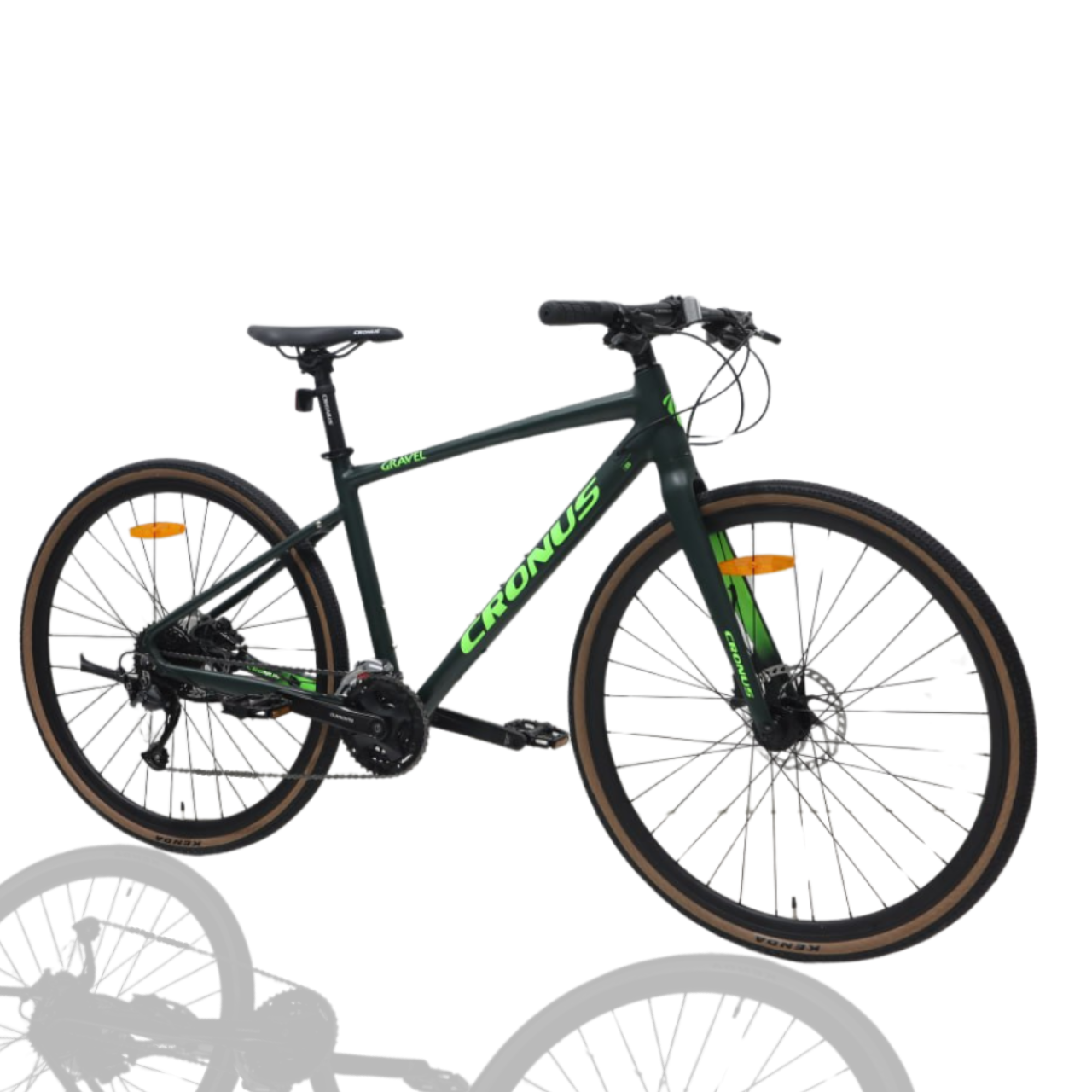 Велосипед Cronus Gravel 2024 28" 17,5" Black/Green