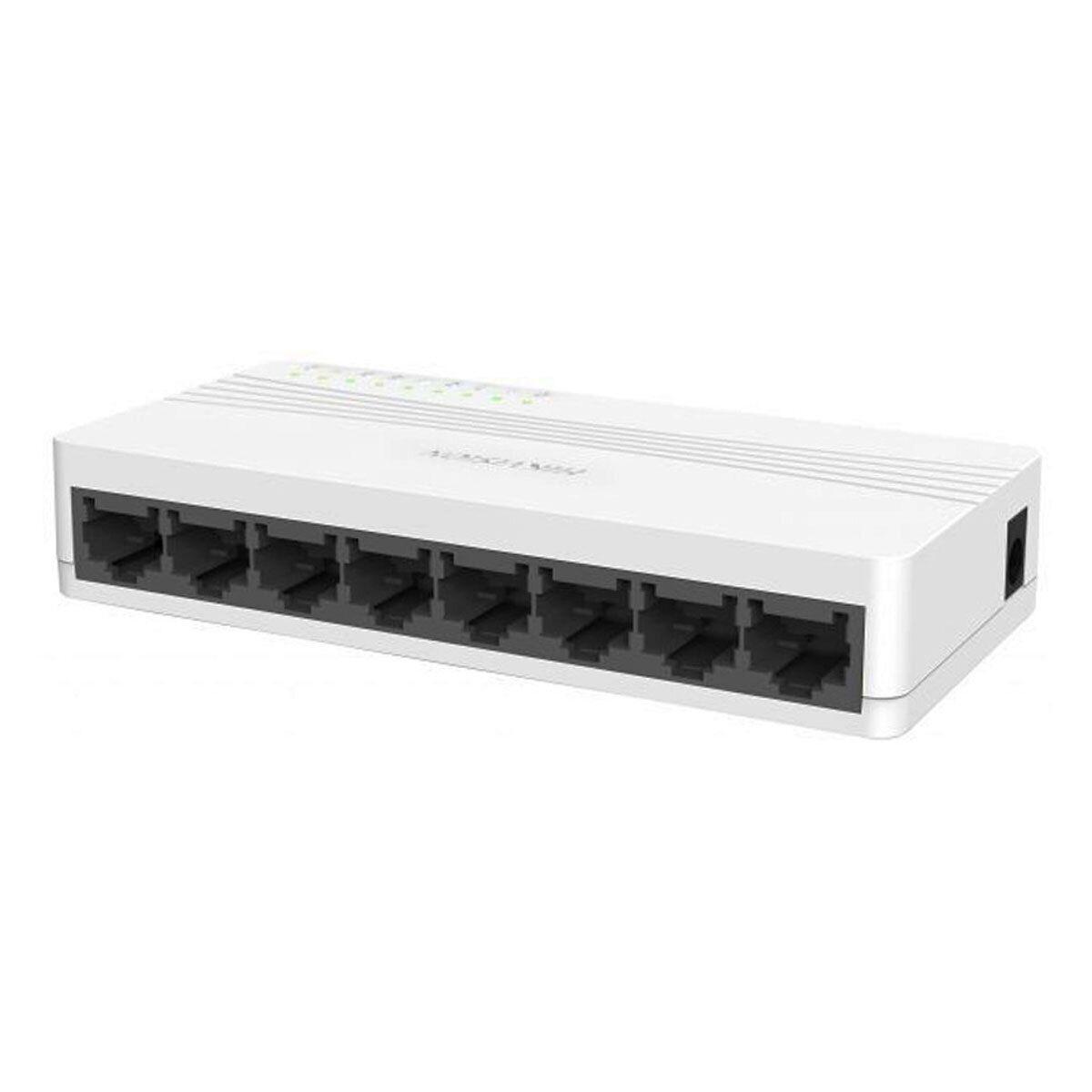 8-портовый коммутатор Hikvision DS-3E0108D-E - фото 2