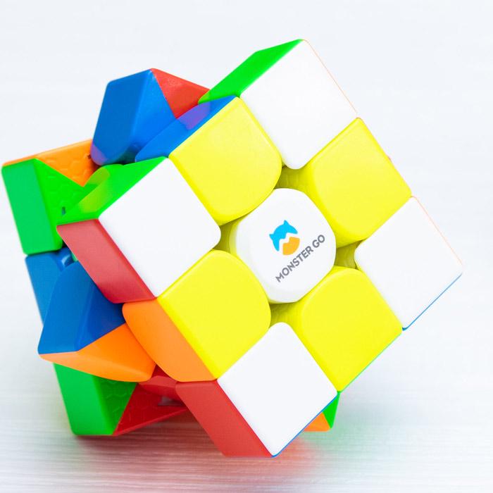 Головоломка кубик-рубіка Monster Go 3x3 магнітний 56x56x56 мм (13414689)