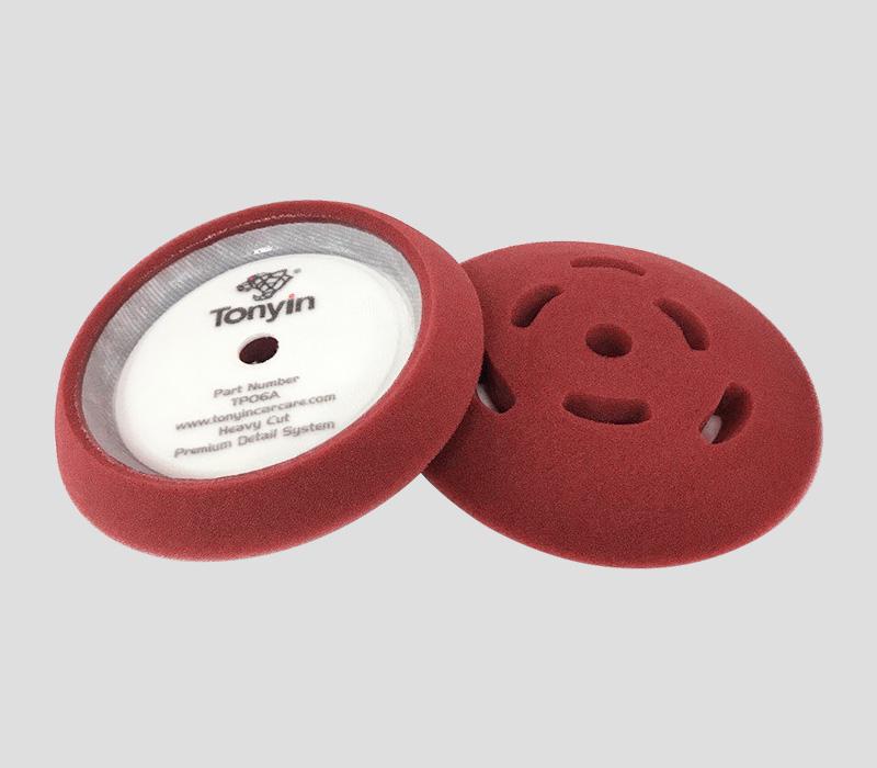 Круг для полировки крупный Tonyin 8inchх120 recessed velcro foam pad (TP06A)