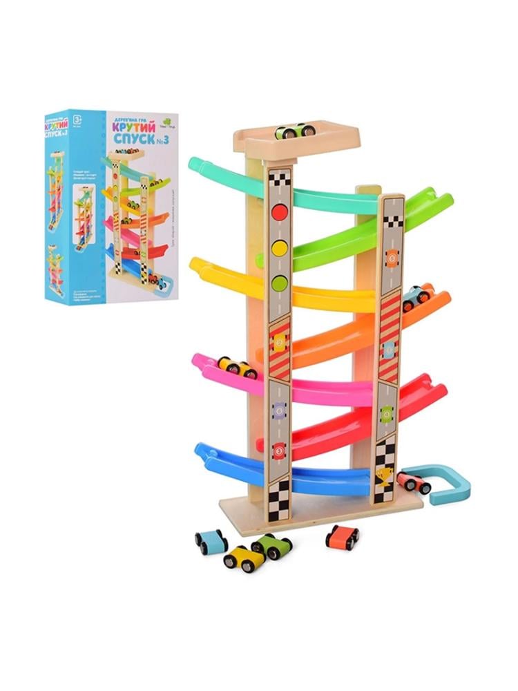 Трек детский из дерева Limo Toy MD 2541 Крутой спуск №3 (254117)