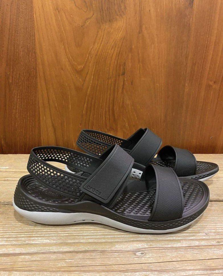 Сандали женские Crocs LiteRide 360 г. 36/37 Black/Light Grey (12925) - фото 11