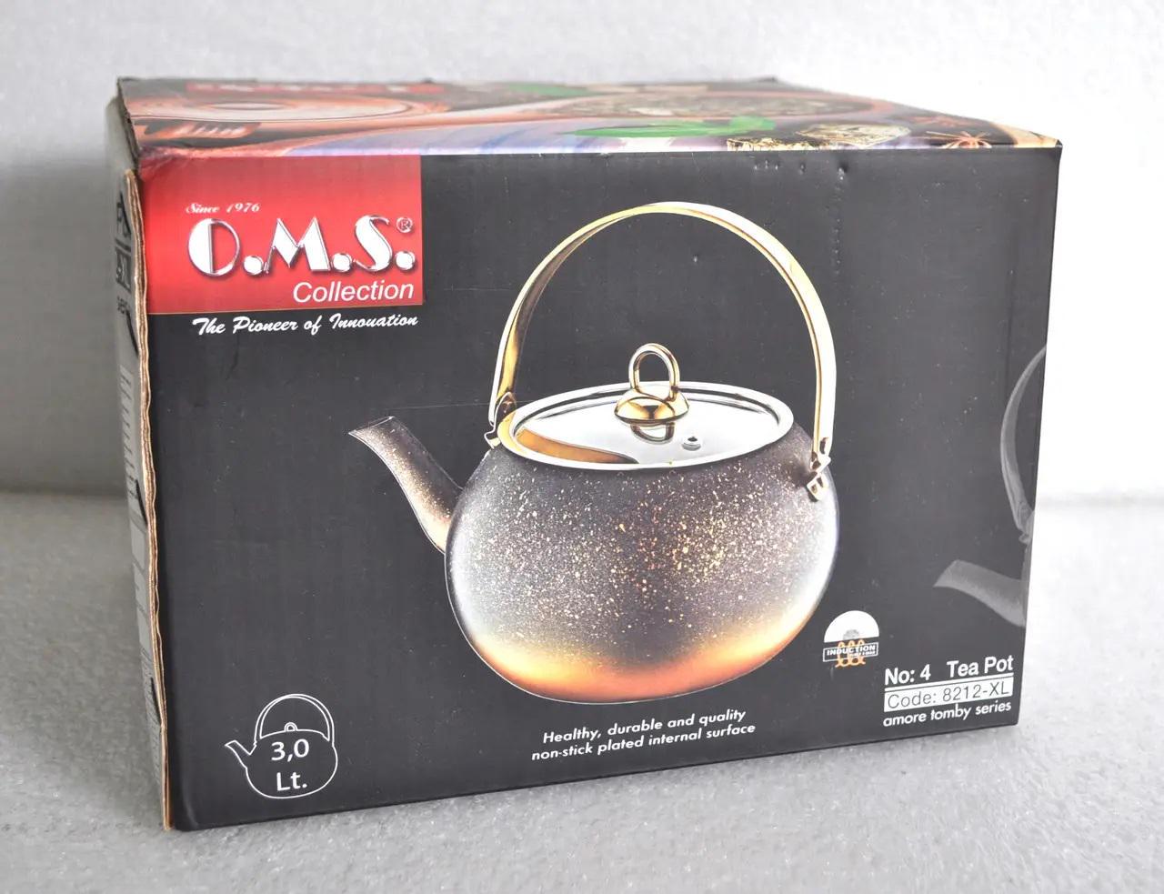 Чайник OMS Collection 8212-XL 3 л Ivory (88396) - фото 9 Чайник OMS Collection 8212-XL 3 л Ivory (88396) - фото 9